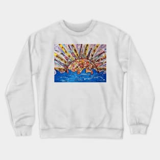 Sun Salutation by Harriette Knight Crewneck Sweatshirt